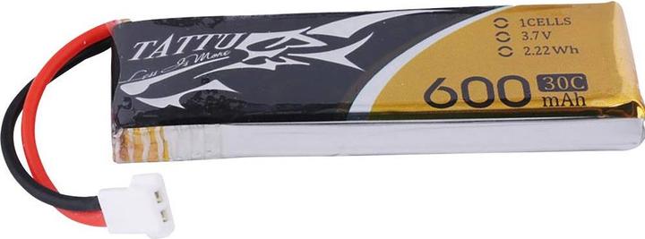 Actual product image Tattu RC Battery LiPo 600 mAh 3.7 V 30C (3.70 V, 600 mAh)