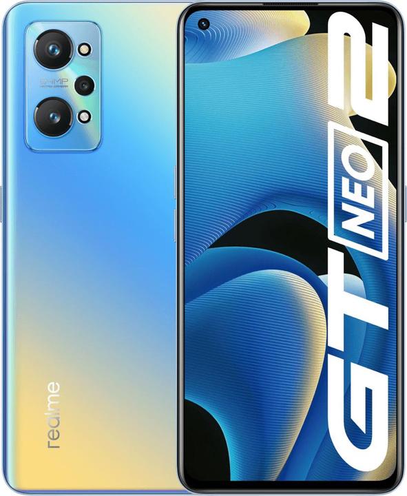 realme GT Neo2 (128 GB, Blue, 6.62", Dual SIM, 64 Mpx, 5G)