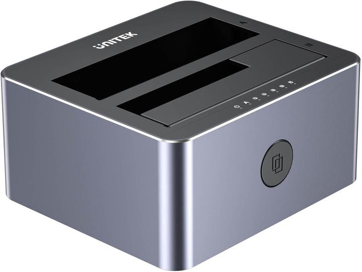 Image du produit Unitek Y-3027GY01-UE Station de clonage de disques 2 x SATA 2 5 /3 5 USB-C 10Gbps (USB-C, 2 Ports)
