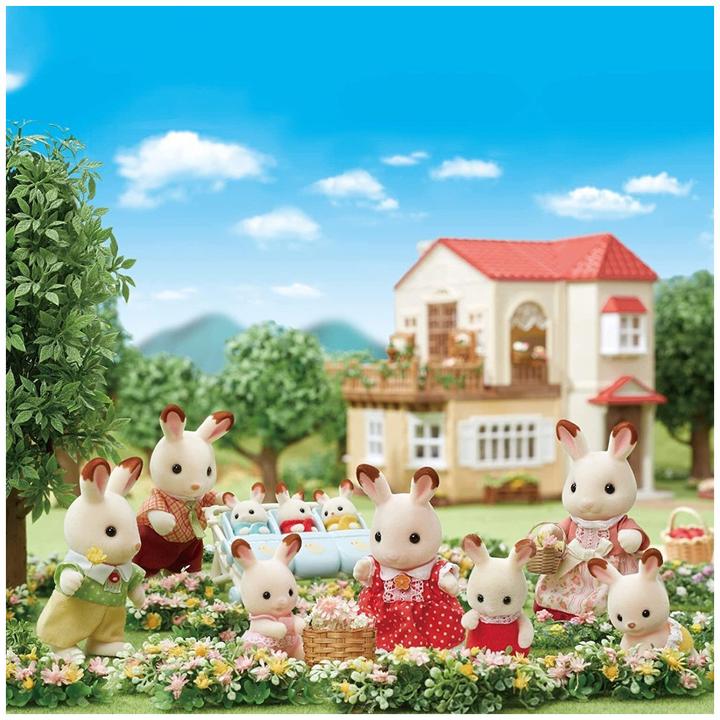 Actual product image Sylvanian Families Chocolate Bunny Family