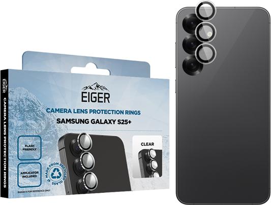Actual product image Eiger Mountain Glass Lens Ring (1 Piece, Samsung Galaxy S25+)