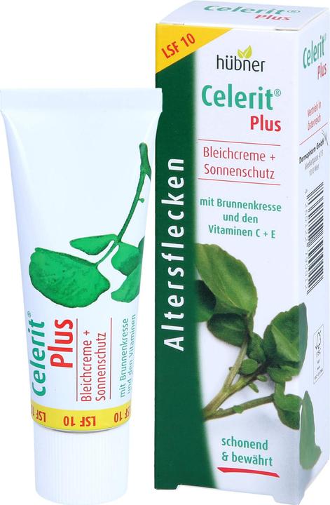 Actual product image Hübner Celerit plus SPF 10 bleaching cream for age spots, 25 ml Cream (Body cream, 25 ml)