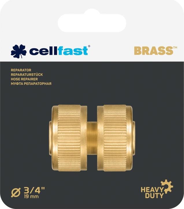 Produktbild Cellfast BRASS Reparaturstück, Messing (Schlauchverschraubung, 101.60 mm)