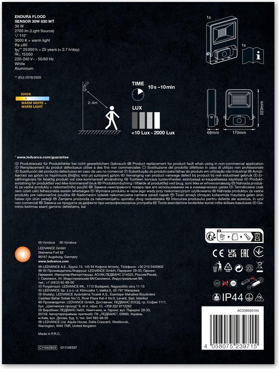 Produktbild Ledvance Endura Flood Sensor (2700 lm, IP44)