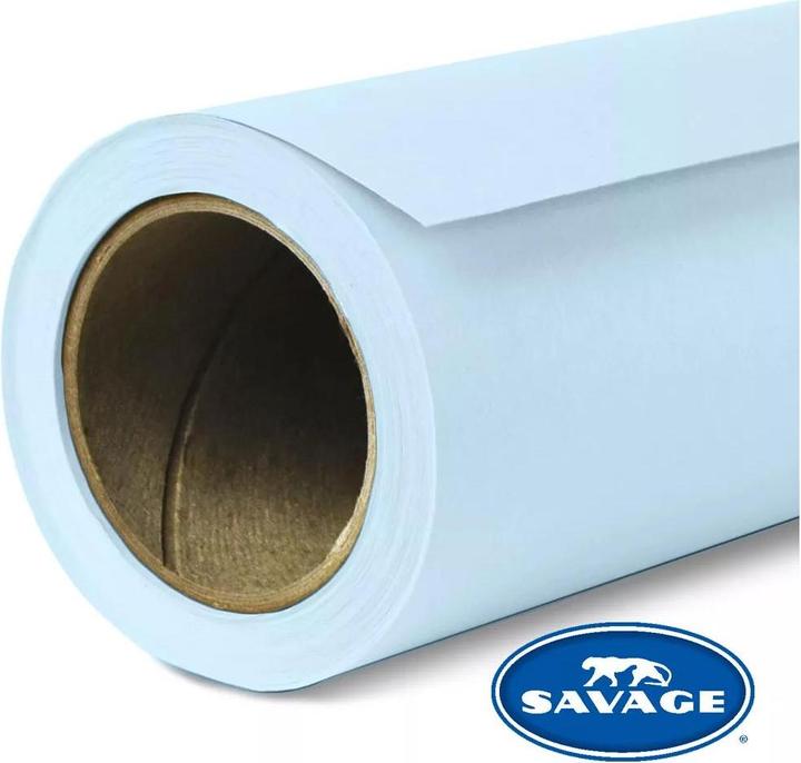 Actual product image Savage Background paper 2.72 x 11m Blue Mist (272 cm, 1100 cm)