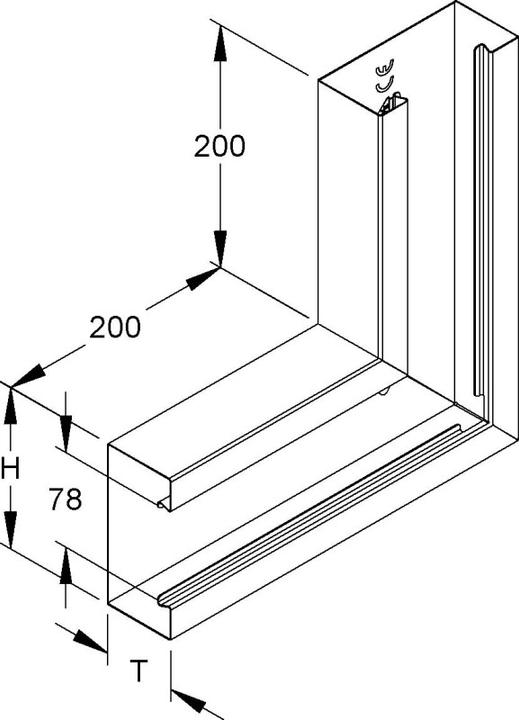 Actual product image Niedax Device duct vertical check (6.10 cm)