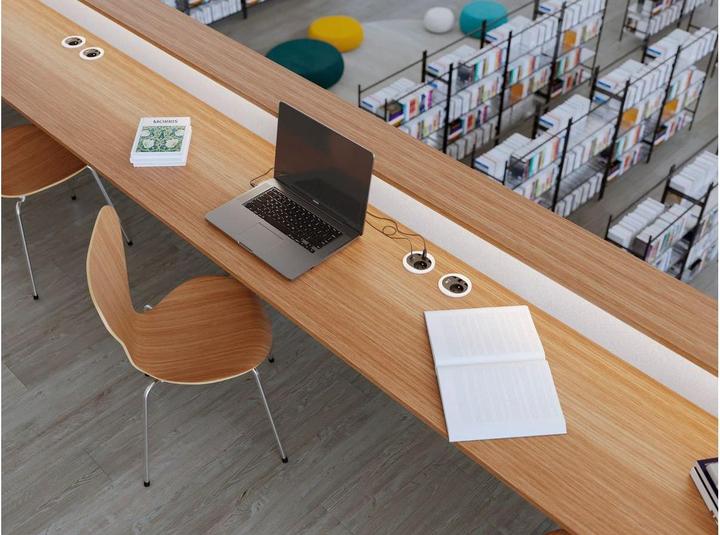 Produktbild IB Connect DIVUS Steckdoseneinheit weiss 1x Typ 13 1x USB A/C 1x HDMI