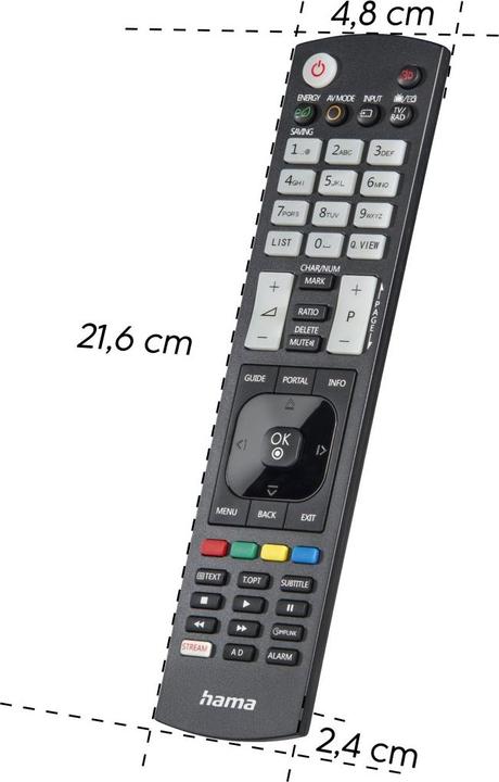 Produktbild Hama Universal-Fernbedienung (Universal Fernbedienung, Infrarot)