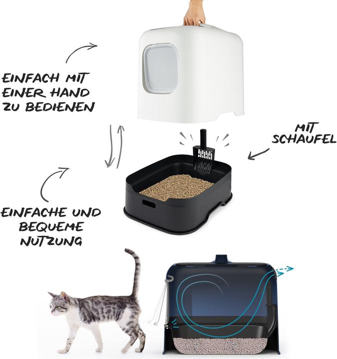 Image du produit Rotho Biala (Bac à litière fermé)