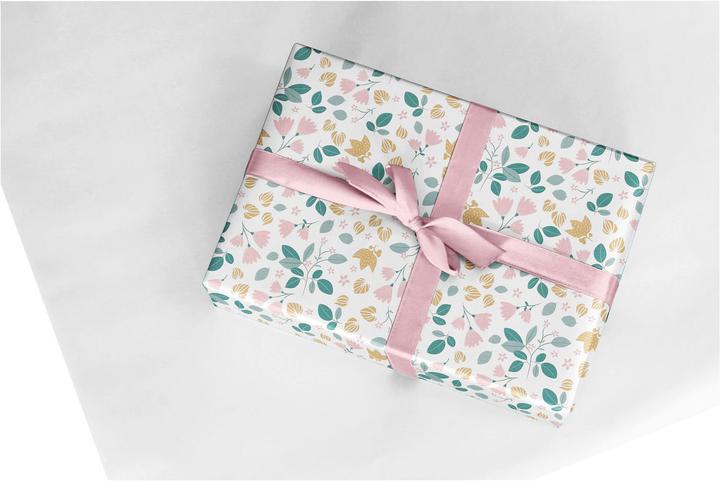 Produktbild Rotolux Geschenkpapier Blumen und Blätter, 3 mtr. (Geschenkpapier)