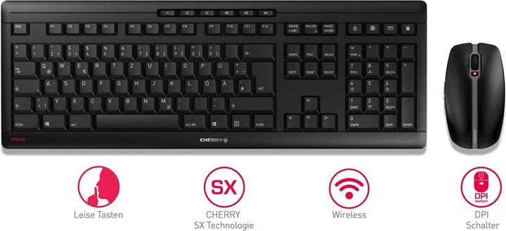 Immagine prodotto CHERRY Stream Desktop (DE, Senza fili)