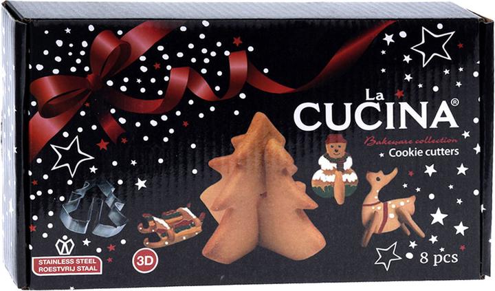 Produktbild La Cucina Protrusionsset 3D Weihnachtsplätzchen, 8dlg.