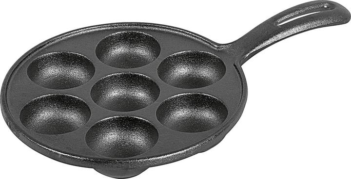 Actual product image Ronneby Bruk Krapfenpfanne (18 cm, Frying pan, Cast iron)