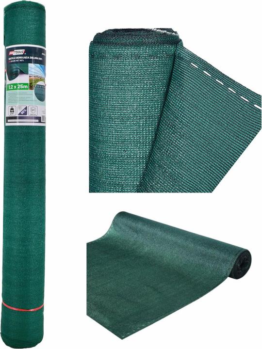 Awtools SIATKA CIENIUJĄCA 180g 1,5*25m ZIELONA UV 90%