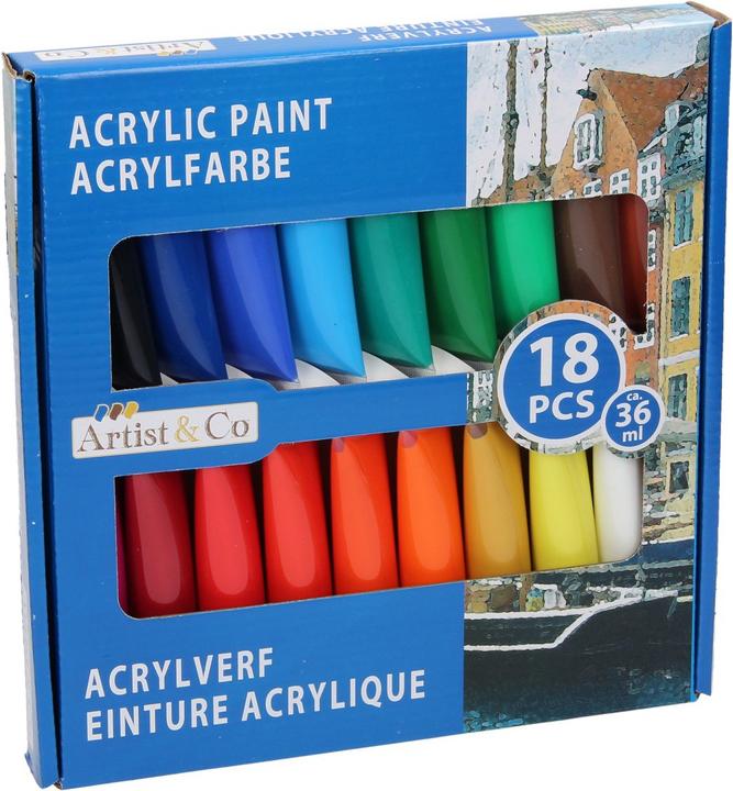 Artist&Co Peinture acrylique (Multicolore, 36 ml)