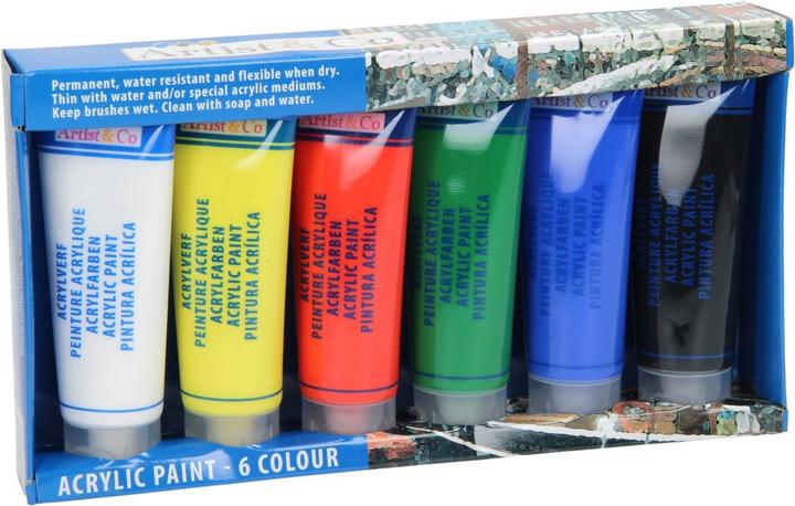 Actual product image Artist&Co Acrylic paint (Multicoloured, 450 ml)