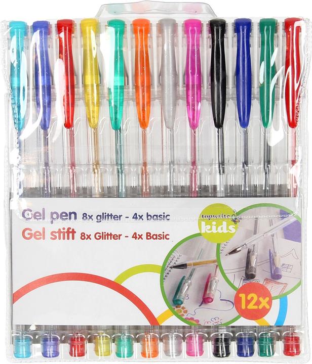 Edco Gel Stifte (Mehrfarbig, 12 x)