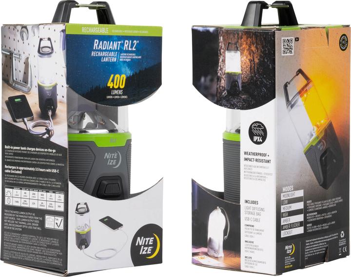 Actual product image Nite Ize Radiant® RL2 Rechargeable Lantern