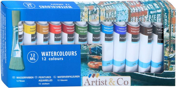 Artist&Co Aquarellfarben (Multicoloured, 144 ml)