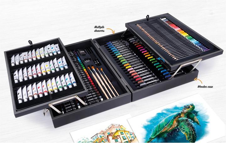 Artico Boîte d'art et de peinture, 174 pcs. (Multicolore)