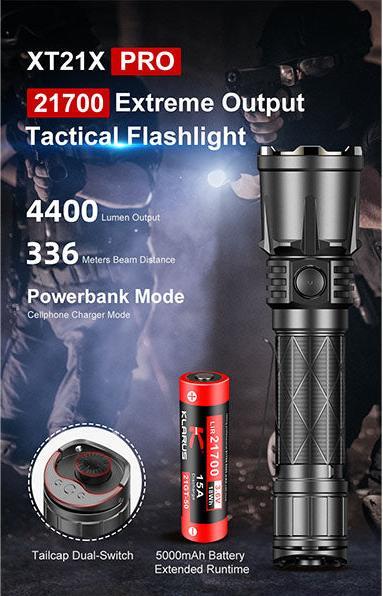 Actual product image Klarus XT21X Pro (16.10 cm, 4400 lm)