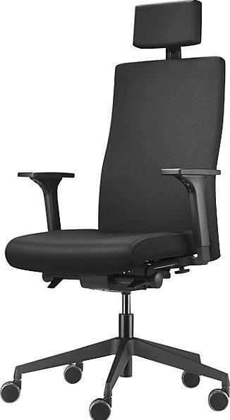 Produktbild Trendoffice DAUPHIN Bürostuhl to-strike comfort mit Nackenstütze 9246 Stoff schwarz Gestell (9246)