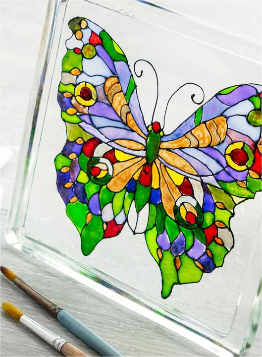 Actual product image Artico Stained glass colours (Glass colour 6 colours, 120 ml)