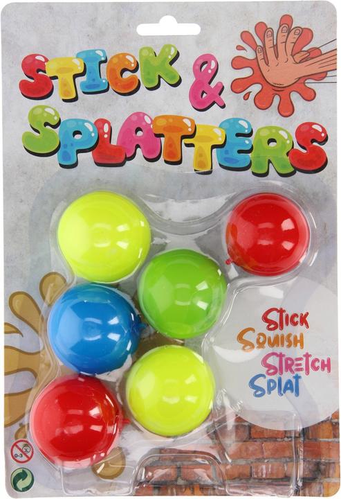 Produktbild Sticky Stretch Globbles Balls, 6 Stück