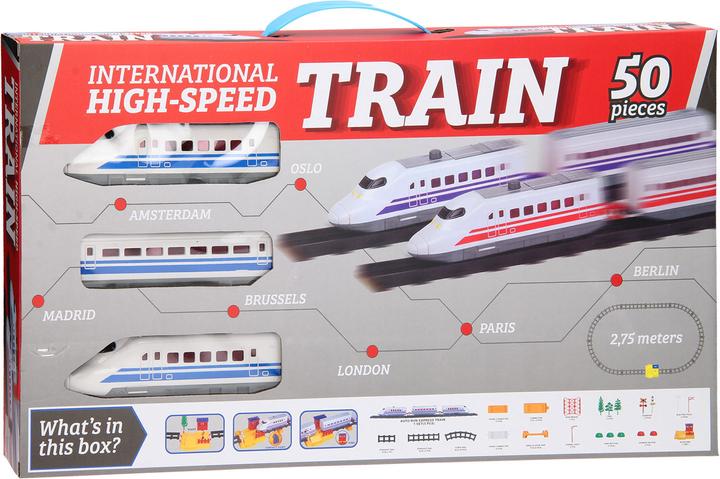 Actual product image Johntoy High speed train set, 50dlg.