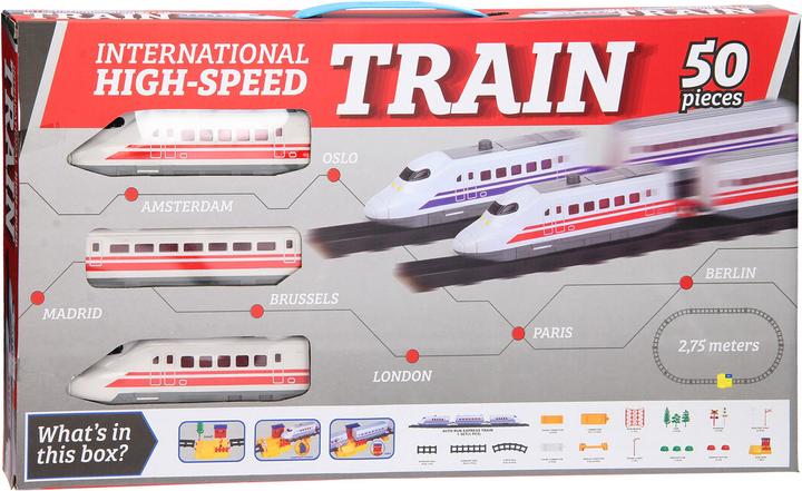 Actual product image Johntoy High speed train set, 50dlg.