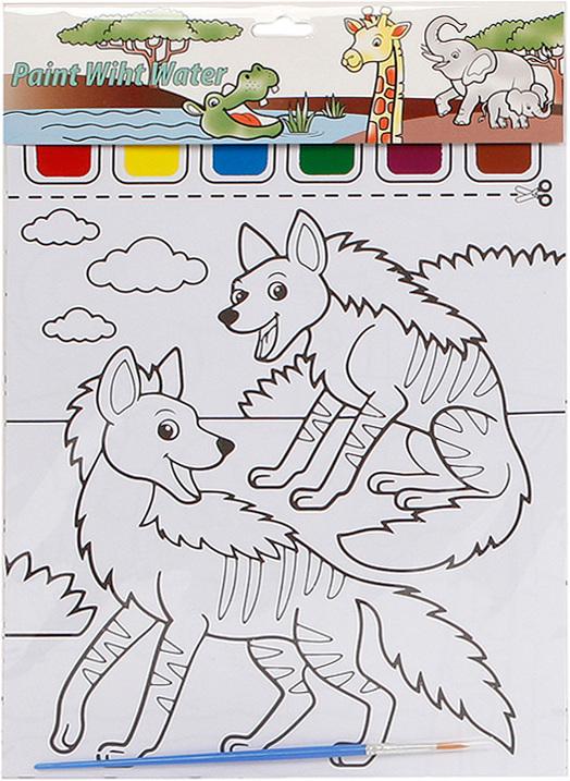 Actual product image Animals with Color Coloring Template