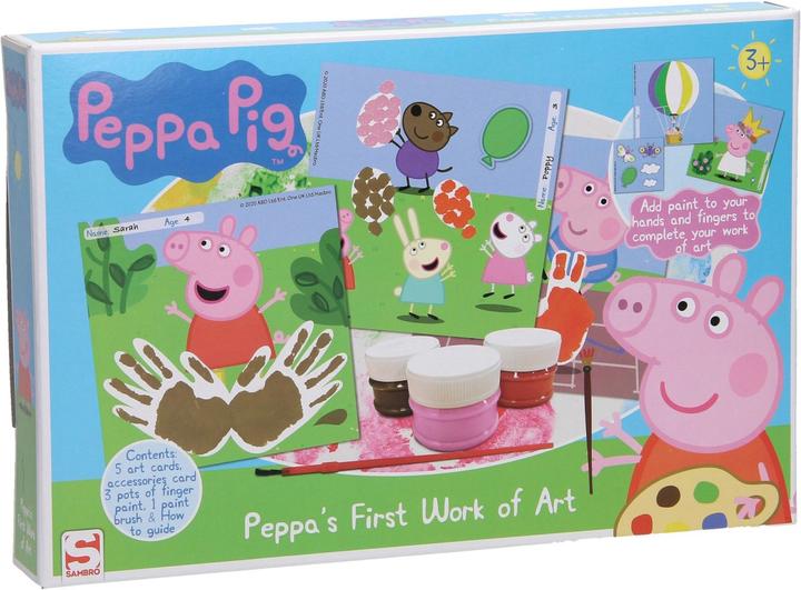 Image du produit Sambro Kit de peinture au doigt Peppa Pig
