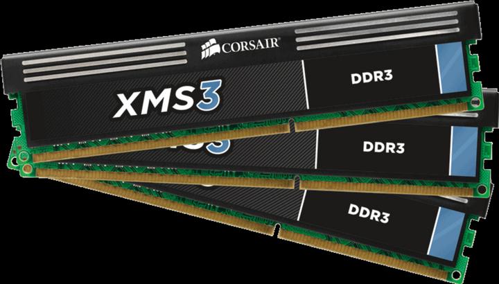 Produktbild Corsair Xms3 (2 x 4GB, 1600 MHz, DDR3-RAM, DIMM)