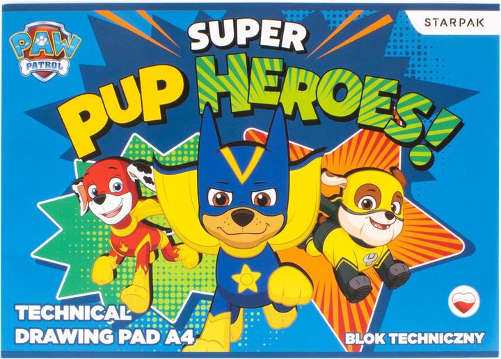 Produktbild Starpak Zeichenblock Paw Patrol A4, 10 Blatt (A4)