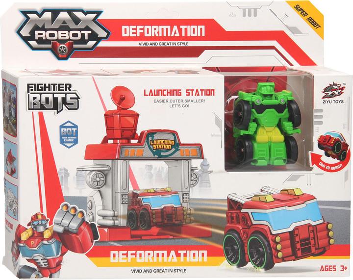 Actual product image Ziyu Toys Max Robot Transformation Set Start Course - Red