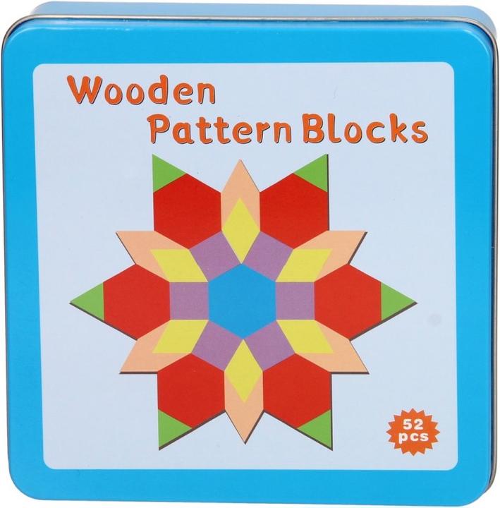 Actual product image Wood mosaic in storage box (Dutch, English)