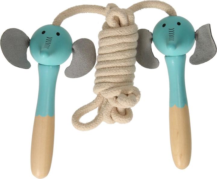 Corde à sauter en bois animal - éléphant (200 cm)