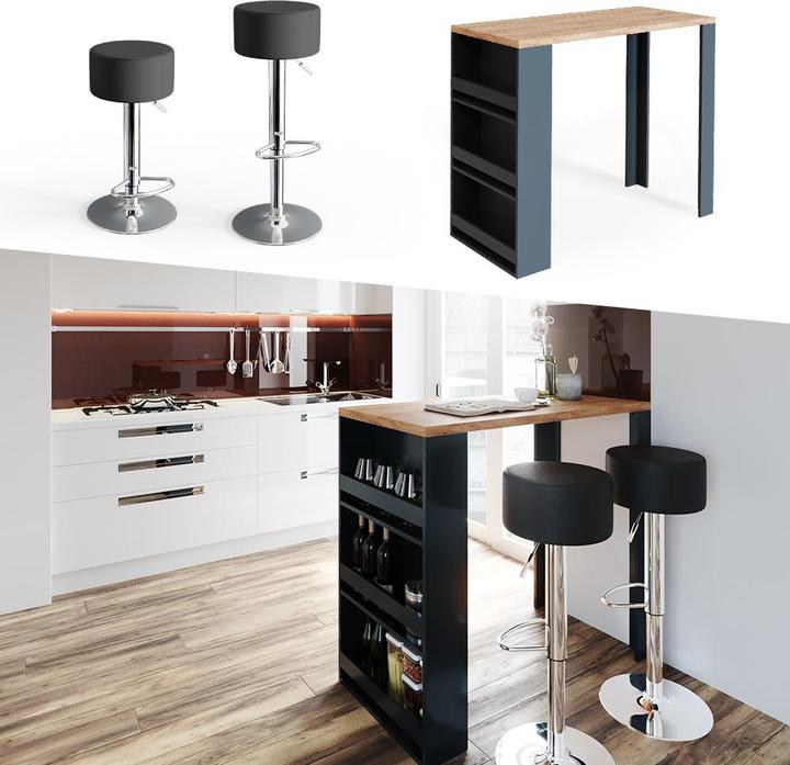 Image du produit Vicco Bartisch-Set (117 x 57 x 106 cm)