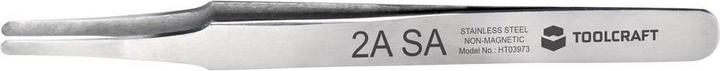 Produktbild Toolcraft Pinzette 2ASA Flach-rund 120 mm