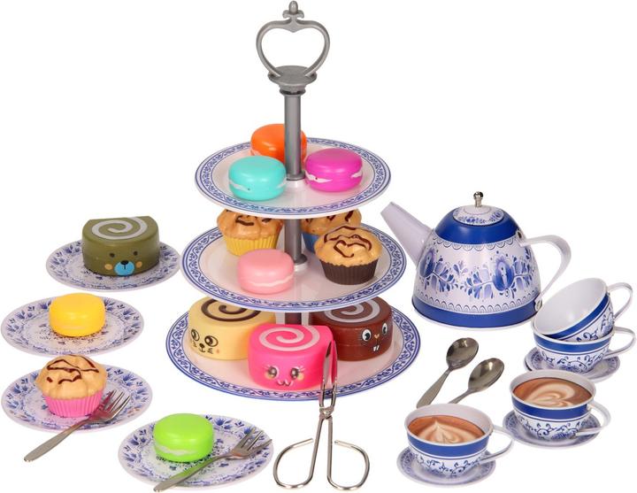 Tea set with etagère