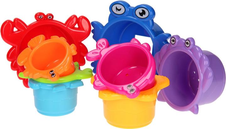 Stacking mug animals, 8pcs.