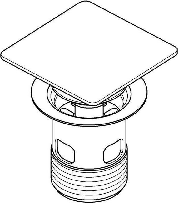 Produktbild Grohe Ablaufstopfen inkl. Kelch chr
