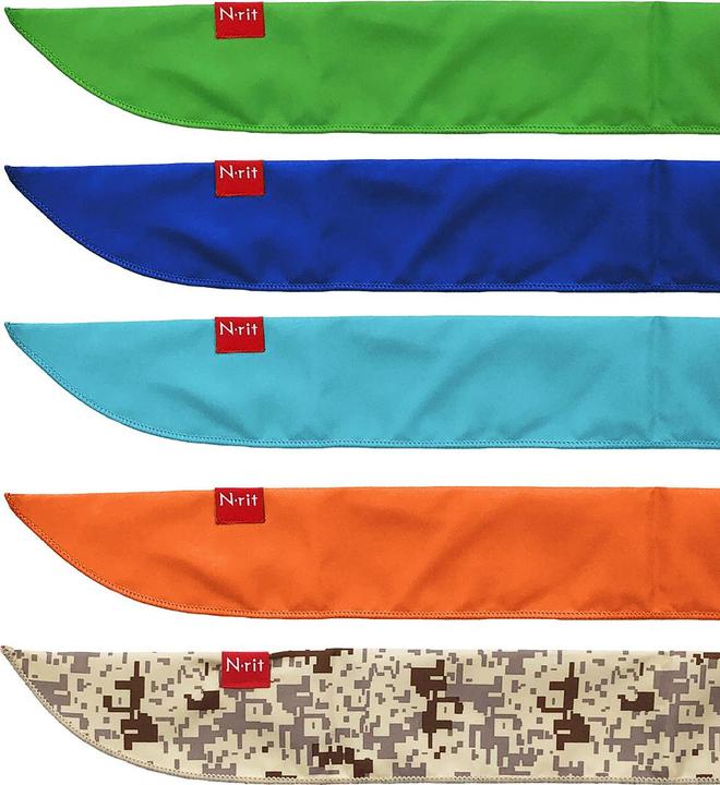 Actual product image N-rit Cool-X Scarf Ice Mate, 5.5 x 107 cm