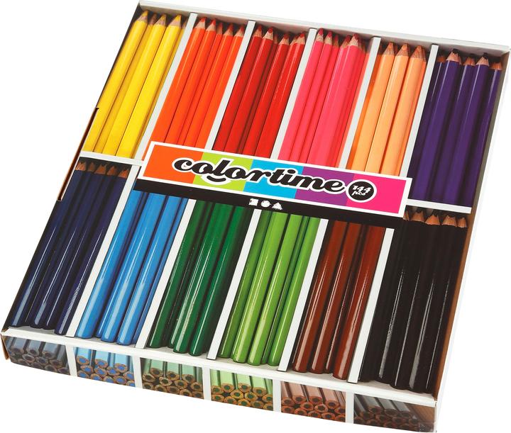 Actual product image Creativ Company Coloured pencils Jumbo 12 x 12 pieces Multicoloured (Multicoloured, 144 x)