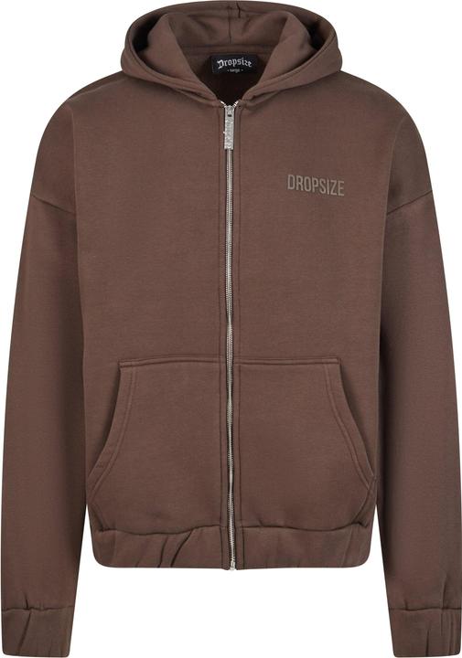 Actual product image Dropsize Heavy Oversize HD Print Zip Hoodie - 124669 (M)
