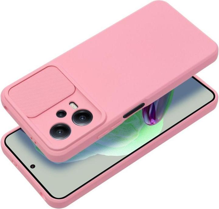Produktbild OEM Back panel cover SLIDE case for XIAOMI Redmi Note 12 5G light pink (Xiaomi Redmi Note 12 5G)