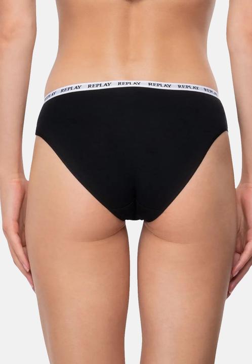 Image du produit Replay Slip femme avec logo à la taille pack de 2 (L, lot de 2)