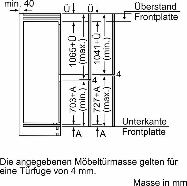 Produktbild Bosch Hausgeräte KIS86HDD0 (265 l)