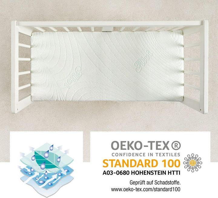 Produktbild Alvi Babymatratzen & Kindermatratzen Beistellbett & Wiegen-Matratze (90 x 40 x 5 cm)