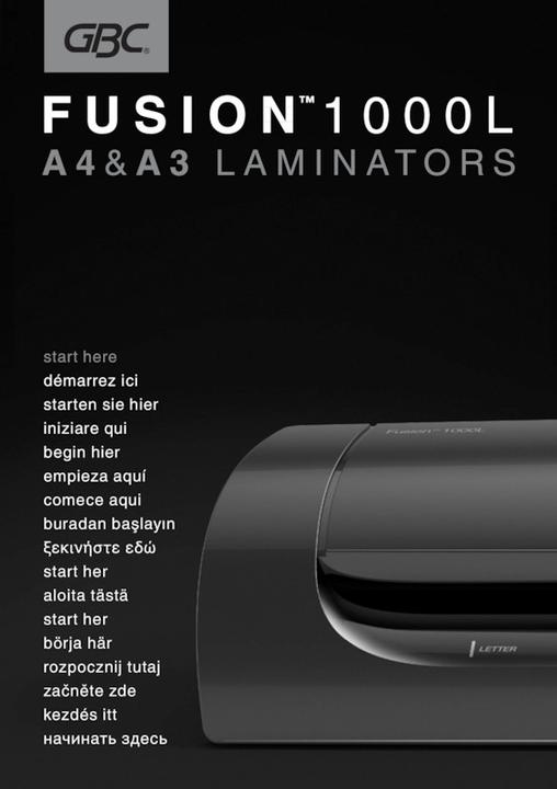 Produktbild GBC Laminiersystem Fusion 1000L A4 (75 µm, A4)
